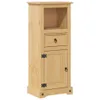 vidaXL Koupelnová skříňka  45x33x110 cm borovicový masiv Náhled obrázku produktu 1