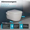 SSWW Hänge-Dusch-WC, 525x365x330 mm, Serie Alpha, Produktbild-Vorschau 7