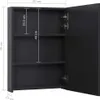 vidaXL Armadio a specchio LED per il bagno 50x13x70 cm Anteprima dell’immagine prodotto 12