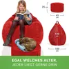 Green Bean® 2er Set Indoor XXL Sitzsack + Pouf mit Produktbild-Vorschau 2