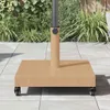vidaXL Stojan na slnečník Svetlé drevo 45 x 45 x 31,5 cm Náhľad obrázku produktu 4