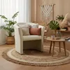 Sessel - Beige - 75x79x64 cm B/H/T - Kunstleder - Produktbild-Vorschau 2