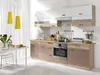Keukenwandunit 270 cm - Sonoma beige, wit - Zonder werkblad Productafbeelding-voorbeeld 6