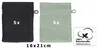 Betz 10 Stück Waschhandschuhe 16x21 cm PREMIUM 100% Produktbild-Vorschau 2