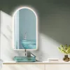 HOKO specchio bagno arco LED 60x100cm con cornice in Anteprima dell’immagine prodotto 16