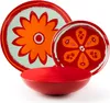 Set di stoviglie Excelsa 18 pezzi Spring Flat in porcellana Anteprima dell’immagine prodotto 2