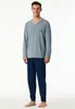 Schiesser Herren Schlafanzug lang dunkelblau Serie 95/5 Produktbild-Vorschau 4