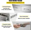 SucceBuy BBQ îlot tiroirs 30" W x 10" H x 20" D, double Voir les images du produit 6