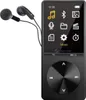 A black Denver MP4 player with earbuds is shown against a white background. The screen displays various icons and the Denver logo. Anteprima dell’immagine prodotto