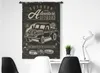 MuchoWow® Wandteppich Wandbehang Autos - Oldtimer - Briefe Produktbild-Vorschau 4