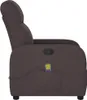 vidaXL Massagesessel Dunkelbraun Stoff Produktbild-Vorschau 4