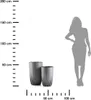 HowHomely | Set di fioriere - Stripped - Grigio - Design Anteprima dell’immagine prodotto 3