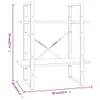 VidaXL 821308, Brązowy, Dąb, Metal, Drewno, 600 mm, 300 mm, Podgląd zdjęcia produktu 9