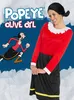 A woman dressed as Olive Oyl from Popeye stands next to a cartoon illustration of the character. Anteprima dell’immagine prodotto
