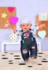 Dolly Moda Berlin Outfit 43cm - Puppenkleidung Set Shirt, Produktbild-Vorschau 3