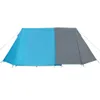 vidaXL Tente de camping 3 personnes bleue imperméable Voir les images du produit 8