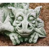 Steinfigur Drache liegend, aus Steinguss Neu Frostfest Produktbild-Vorschau 3