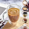 4er Ste Doppelwandige Kaffeegläser 350ml,Borosilikatglas Produktbild-Vorschau 3