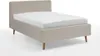 Bett Dalila 140x200cm Teddystoff - beige Produktbild-Vorschau 11