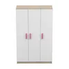 Kleiderschrank Drehtürenschrank  120 cm – Sonoma/Weiß mit Produktbild-Vorschau 8