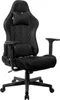 A black gaming chair shown from the front. Produktbild-Vorschau