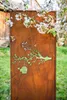Sichtschutz Metal 4x - 160 x 50 cm - Edelrost - Rostoptik Produktbild-Vorschau 11