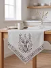 Clayre & Eef Tischläufer 50x160 cm Beige Baumwolle Hirsch Produktbild-Vorschau 7