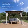 Blumfeldt Mondo - Tente de fête pergola, tonnelle de Voir les images du produit 2