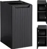 Waschtisch-Unterschrank 90cm, in schwarz mit Eiche, Produktbild-Vorschau 6