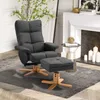 Relaxfauteuil 833-359BK, met voetenbankje en opbergruimte, Productafbeelding-voorbeeld 7