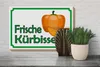 Holzschild Hinweis 30x20cm frische Kürbisse Hofladen Produktbild-Vorschau 5
