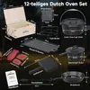 HOMELUX 12-teiliges Dutch Oven Set in Holzkiste, Kochtopf, Produktbild-Vorschau 5