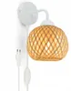 Luxolar Wandlampe Boho Wandleuchte E27 60W Weiß – Produktbild-Vorschau 1