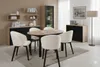 Runder Ausziehbarer Tisch für Esszimmer - 102-142 cm Produktbild-Vorschau 4