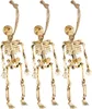 Erhängte Skelette Halloween-Deko 3er-Setbeige 15cm - Produktbild-Vorschau 1