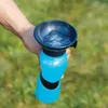 Verk Cestovná fľaša pre psov s miskou 500 ml modrá Náhľad obrázku produktu 5
