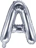 Folienballon A silber 35cm Produktbild-Vorschau 1