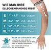 POWERLIX Ellenbogenbandage 2 Stücke, Kompression Ellenbogen Produktbild-Vorschau 5