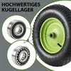 Schubkarrenrad Luftbereifung 200kg 40cm /15,6" Metallfelge Produktbild-Vorschau 1