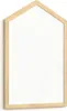 A whiteboard with a wooden frame in the shape of a house. Podgląd zdjęcia produktu