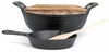 Gusseisen Wok 5 L mit Holzdeckel, Pfanne 18,5 cm & Produktbild-Vorschau 7