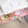 HOMCOM Ensemble bureau et chaise pour enfants, hauteur Voir les images du produit 9