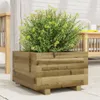 vidaXL Pflanzkübel 40x40x26,5 cm Kiefernholz Imprägniert Produktbild-Vorschau 2