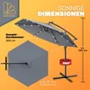 KINGSLEEVE® Ampelschirm LED Beleuchtung UV Schutz 80+ Solar Produktbild-Vorschau 3