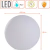 LED Solar Kugelleuchte mit Erdspieß - 30 cm - Garten Deko Produktbild-Vorschau 2