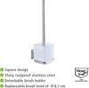 WENKO WC Garnitur QUADRO Klo Toiletten Bürsten Halter Produktbild-Vorschau 4