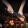 Damaškový kuchynský nôž ostrý (20 cm) s diamantovým brúskom Náhľad obrázku produktu 4
