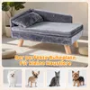 COSTWAY Katzensofa Luxus, Katzenbett erhöht, Katzencouch Produktbild-Vorschau 7