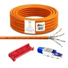 ARLI Cat7 Verlegekabel 25 m S/FTP LSZH + 2x RJ45 Cat8.1 Produktbild-Vorschau 1