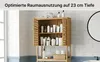 MinteLiv Waschmaschinenschrank Bambus - Platzsparendes Produktbild-Vorschau 9